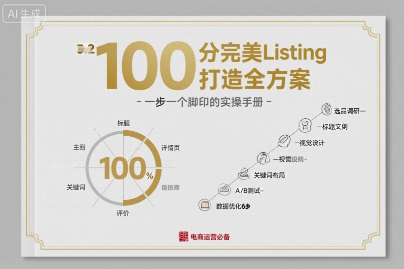 100分完美Listing打造全方案，想要完美listing必须是需要一步一个脚印的-jixi