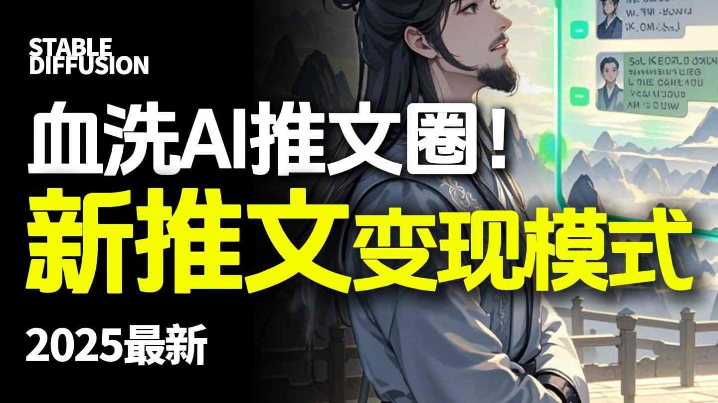 最新AI动态电影漫画小说推文，全流程实操教学，小白也能月入1W+-jixi