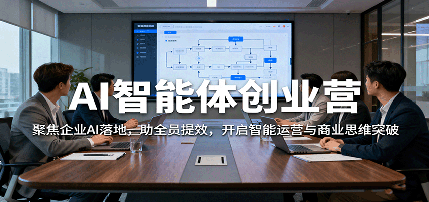 AI智能体创业营：聚焦企业AI落地，助全员提效，开启智能运营与商业思维突破-jixi