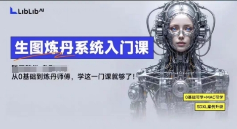 LibLibAI哩布哩布生图炼丹系统入门课，从生图到炼丹，只学这一门就够了-jixi