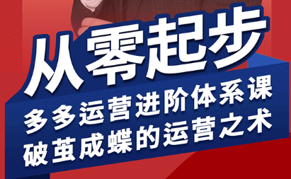 海神·拼多多运营进阶系统课(更新9月)-jixi