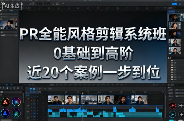 PR全能风格剪辑系统班，0基础到高阶，近20个案例一步到位-jixi