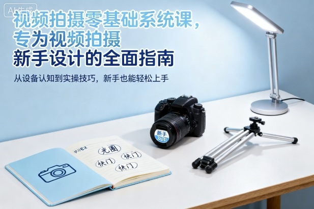 视频拍摄零基础系统课，专为视频拍摄新手设计的全面指南-jixi