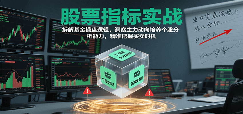 股票指标实战，基金操盘逻辑拆解，洞察主力动向培养个股分析能力把握买卖时机(更新)-jixi