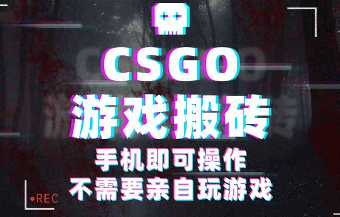 CSGO游戏挂机捡漏，单日扫货500+，年底小高峰上车可吃肉，手机即可操作...-jixi