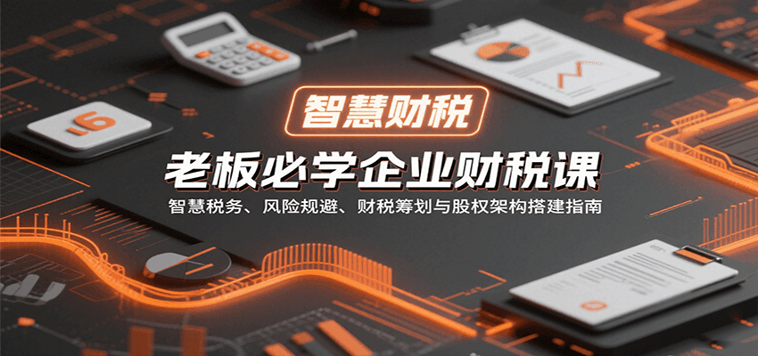 老板必学企业财税课：智慧税务、风险规避、财税筹划与股权架构搭建指南-jixi