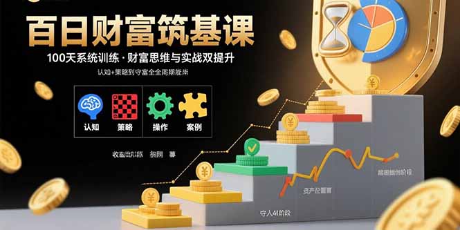 百日财富筑基课：认知+策略+实操+案例拆解  实现从创富到守富全周期能力-jixi