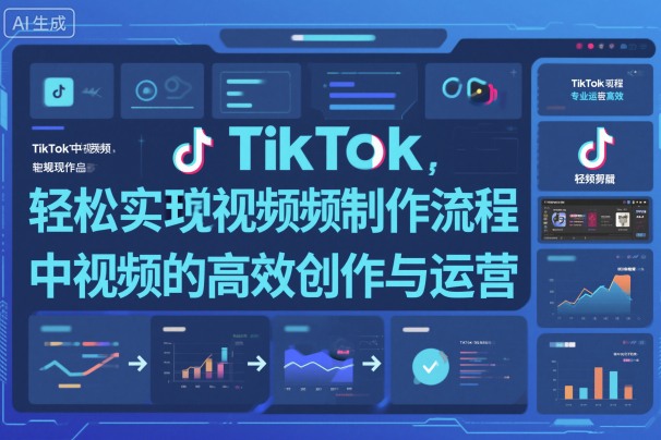 TikTok中视频制做流程，轻松实现Tk中视频的高效创作与运营-jixi