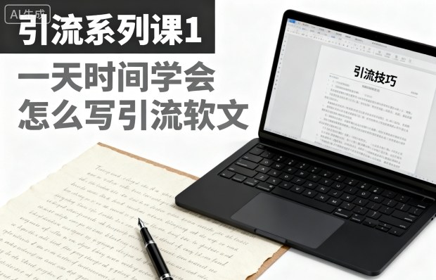 引流系列课1，一天时间学会怎么写引流软文-jixi