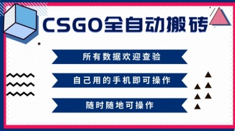 CSGO全自动搬砖，年底钱回家好项目，当天可拿到结果，新手小白轻松月入1W+【揭秘】-jixi