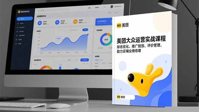 美团大众运营实战课程，排名优化、推广投放、评价管理，助力店铺业绩倍增-jixi