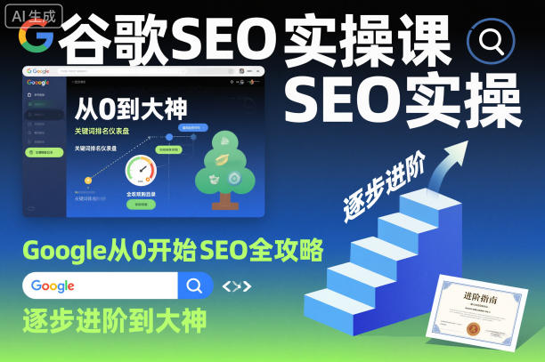 谷歌SEO实操课，Google从0开始SEO全攻略，逐步进阶到大神-jixi