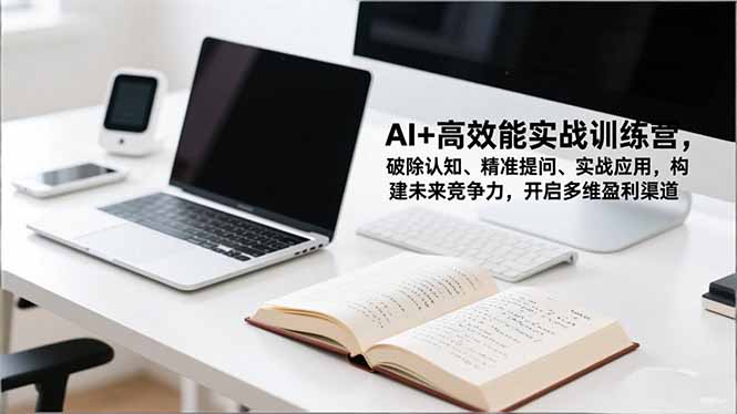 AI+高效能实战训练营，破除认知、精准提问、实战应用，构建未来竞争力，开启多维盈利渠道-jixi